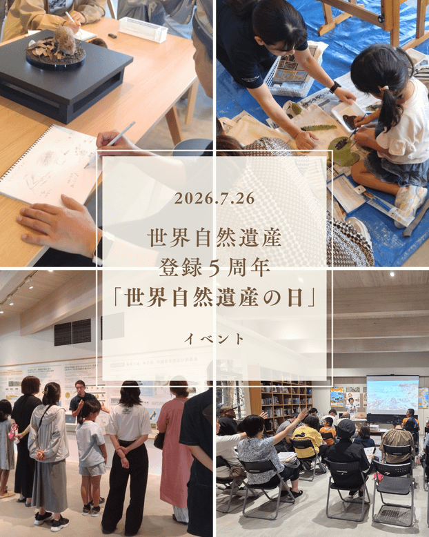 イベント「世界自然遺産の日」を開催しました。
